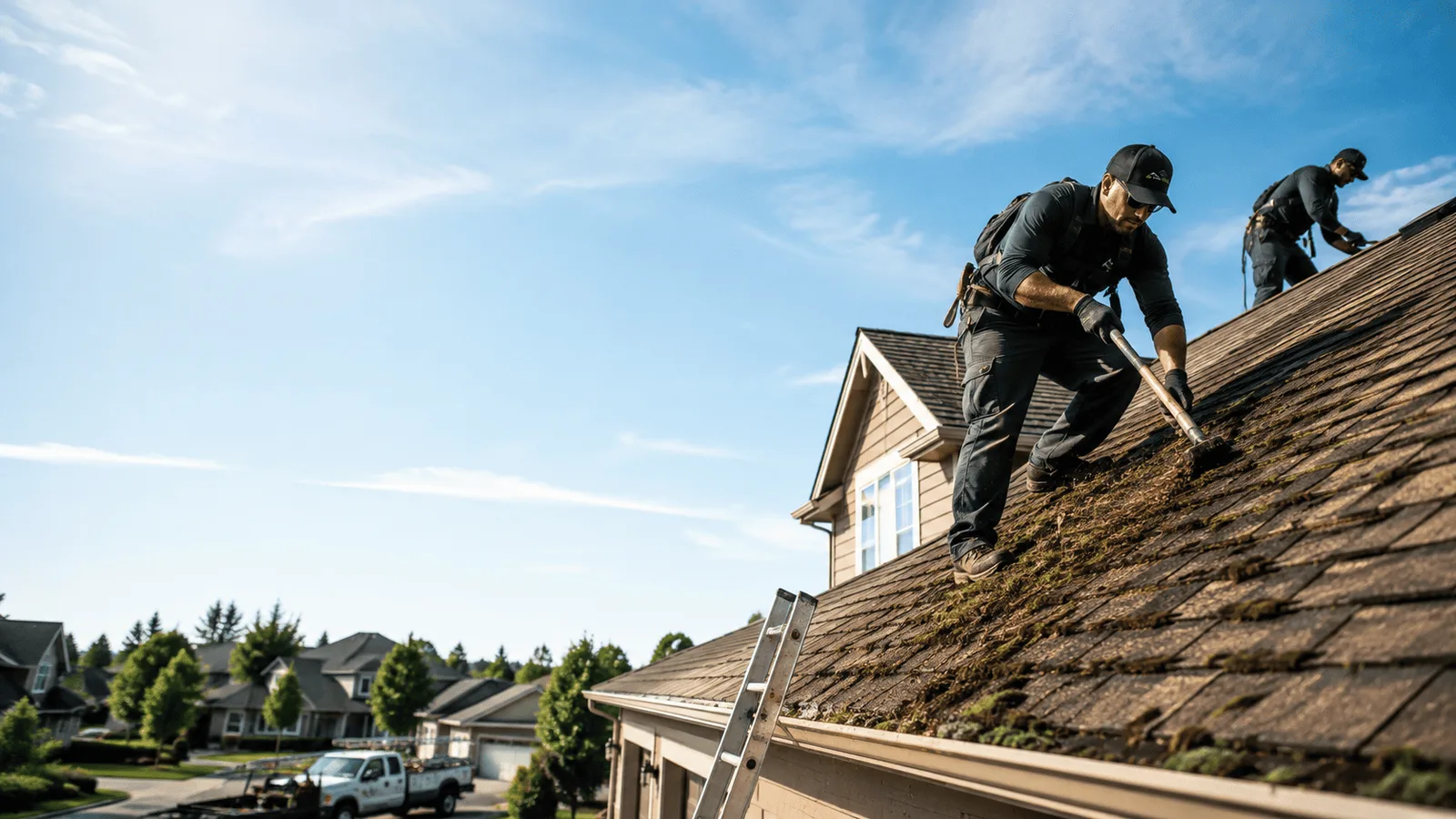 Roof Moss Removal in Olympia, KY near me